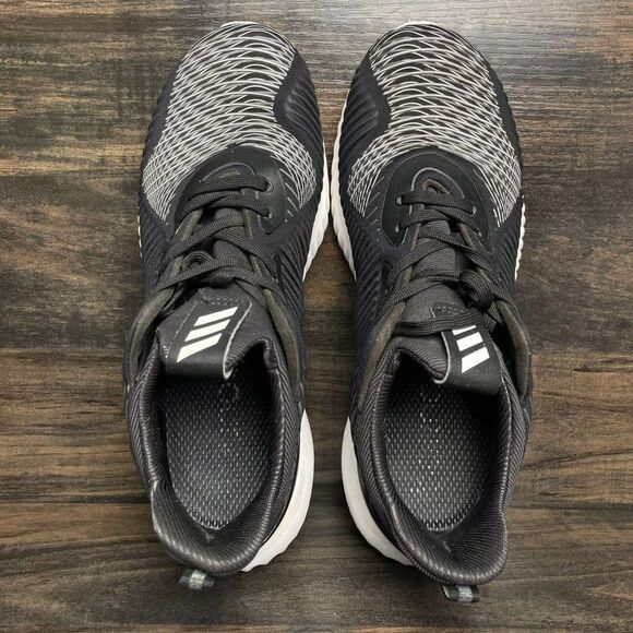 Adidas Alphabounce HPC M Black Grey Running Sneakers Women's Size US 8 BW0330 - Picture 8 of 9
